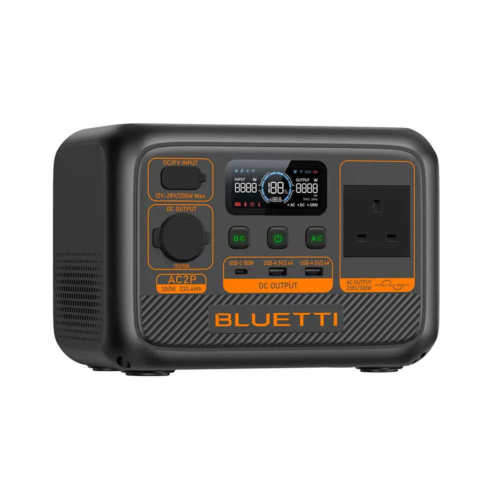 BLUETTI AC2P Portable Power Station – 300W 230Wh Compact Power Backup