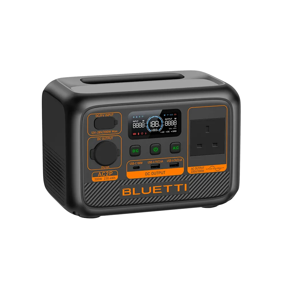 BLUETTI AC2P Portable Power Station – 300W 230Wh Compact Power Backup 3