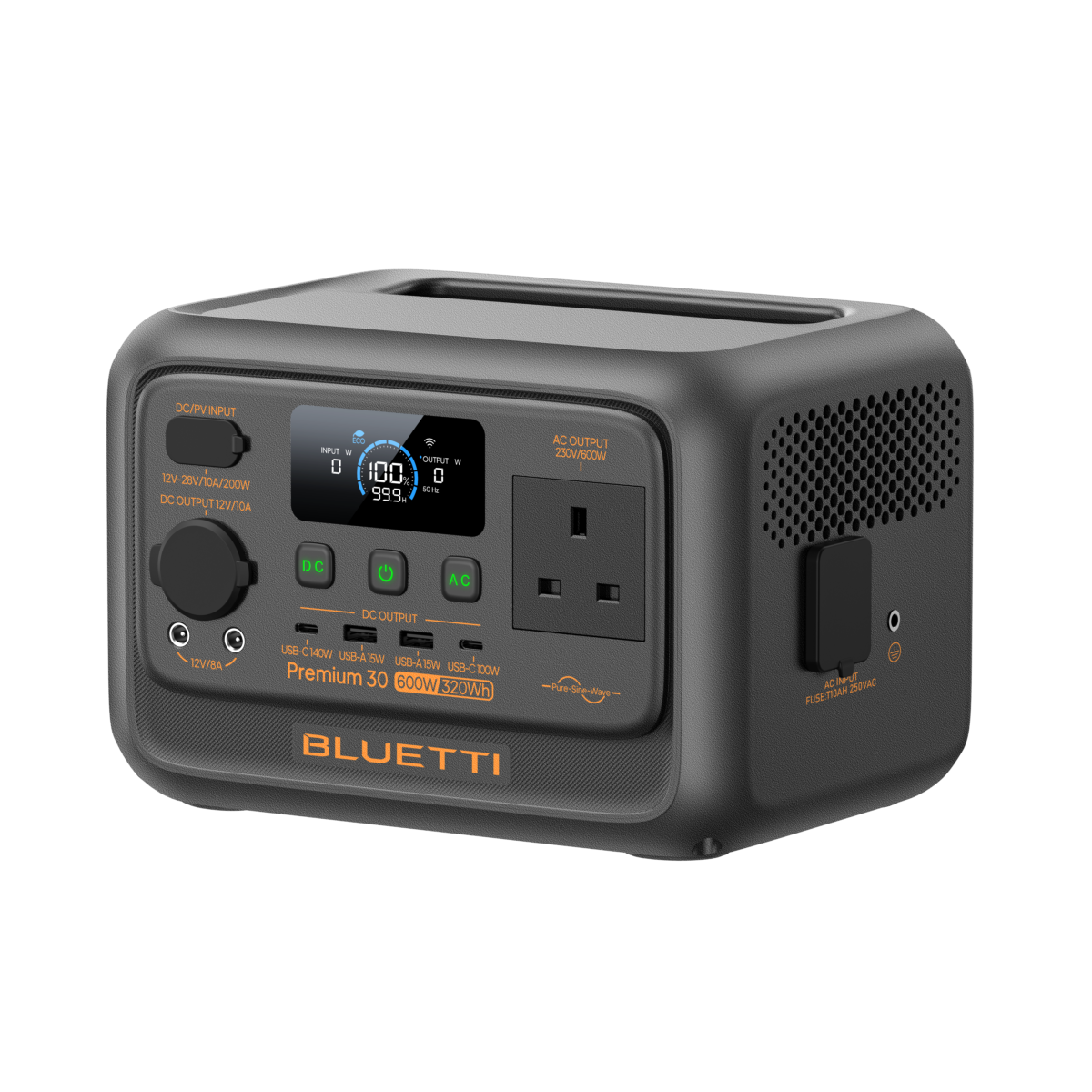 BLUETTI Premium 30 V2 Portable Power Station – 320Wh 600W Compact Power 2